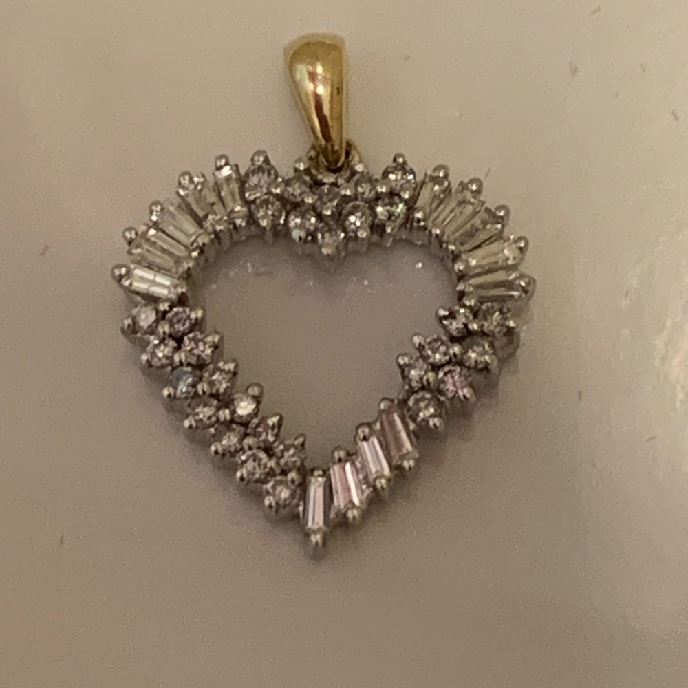 14k Gold Heart Pendant